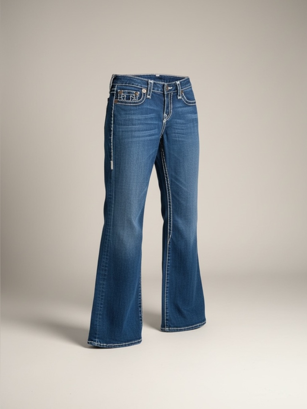 True Religion Women's Dani Super T Flare Jeans - Picture 4 of 16